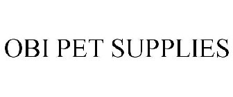 OBI PET SUPPLIES