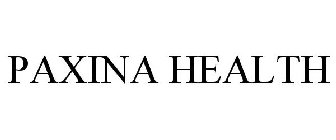 PAXINA HEALTH