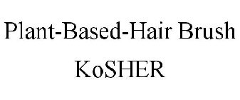 KOSHER PLANT-BASED HAIR BRUSH