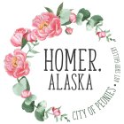 HOMER, ALASKA CITY OF PEONIES ART SHOP GALLERY