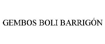 GEMBOS BOLI BARRIGÓN