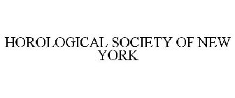 HOROLOGICAL SOCIETY OF NEW YORK