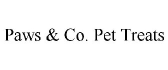 PAWS & CO. PET TREATS