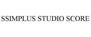 SSIMPLUS STUDIO SCORE