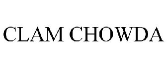 CLAM CHOWDA