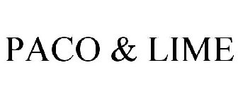 PACO & LIME