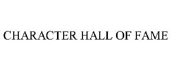 CHARACTER HALL OF FAME