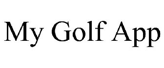 MY GOLF APP