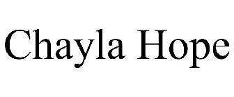 CHAYLA HOPE