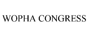 WOPHA CONGRESS