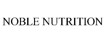 NOBLE NUTRITION