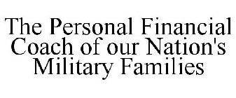 THE PERSONAL FINANCIAL COACH OF OUR NATION'S MILITARY FAMILIES