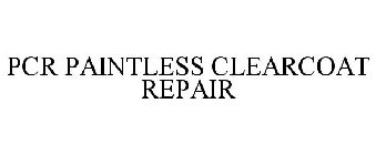 PCR PAINTLESS CLEARCOAT REPAIR