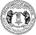 DEPARTMENT OF MISSOURI SONS OF UNION VETERANS OF THE CIVIL WAR GRAND ARMY OF THE REPUBLIC 1861 - VETERAN - 1866 CHARTERED IN 1883