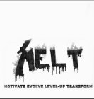MELT MOTIVATE EVOLVE LEVEL-UP TRANSFORM