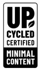 UP CYCLED CERTIFIED MINIMAL CONTENT