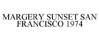 MARGERY SUNSET SAN FRANCISCO 1974