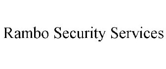 RAMBO SECURITY SERVICES