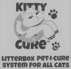 KITTY CURE. LITTERBOX PET-I-CURE SYSTEM FOR ALL CATS