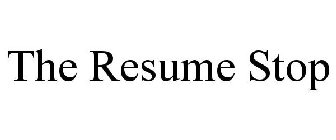THE RESUME STOP