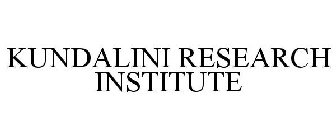 KUNDALINI RESEARCH INSTITUTE