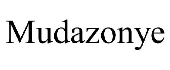 MUDAZONYE