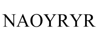 NAOYRYR