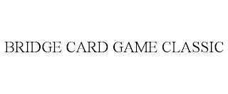 BRIDGE CARD GAME CLASSIC