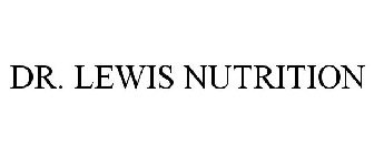 DR LEWIS NUTRITION