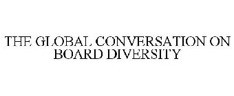 THE GLOBAL CONVERSATION ON BOARD DIVERSITY