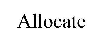 ALLOCATE