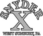 SNYDER X