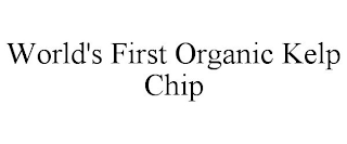 WORLD'S FIRST ORGANIC KELP CHIP
