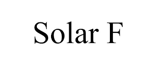 SOLAR F