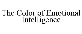 THE COLOR OF EMOTIONAL INTELLIGENCE