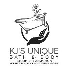 KJ'S UNIQUE BATH & BODY REJUVINATE THE SKIN YOU ARE IN, MAKING YOU EMBRACE YOUR NATURAL BEAUTY