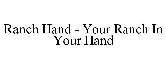 RANCH HAND - YOUR RANCH IN YOUR HAND
