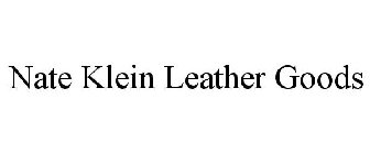 NATE KLEIN LEATHER GOODS