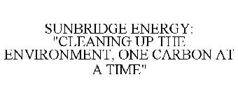 SUNBRIDGE ENERGY: 