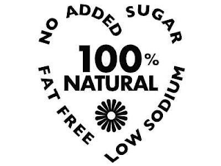 100% NATURAL NO ADDED SUGAR FAT FREE LOW SODIUM