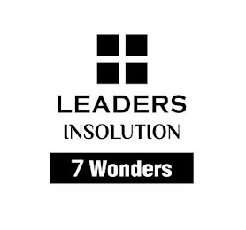 LEADERS INSOLUTION 7 WONDERS