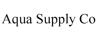 AQUA SUPPLY CO