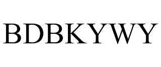 BDBKYWY