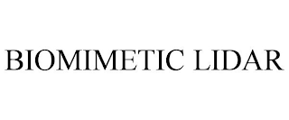 BIOMIMETIC LIDAR