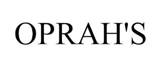 OPRAH'S