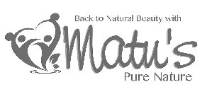 BACK TO NATURAL BEAUTY WITH MATU'S PURE NATURE