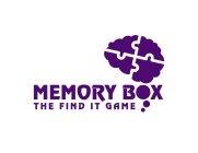 MEMORY BOX THE FIND IT GAME