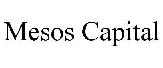 MESOS CAPITAL