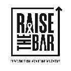 RAISE THE BAR PREVENTING SEXUAL ASSAULT ONE BAR AT A TIME