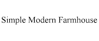 SIMPLE MODERN FARMHOUSE
